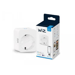 Priza inteligenta WiZ Connected, Wi-Fi, 10 A, 2300W, IP20, Alb