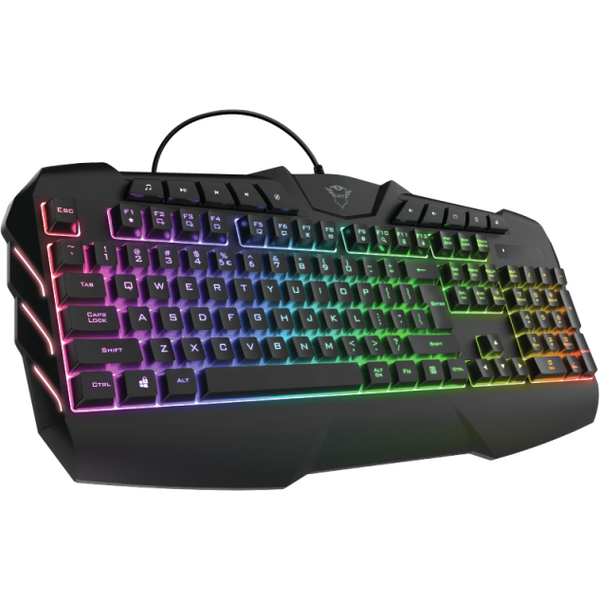 Tastatura Trust GXT 881 ODYSS, semi-mecanica, neagra