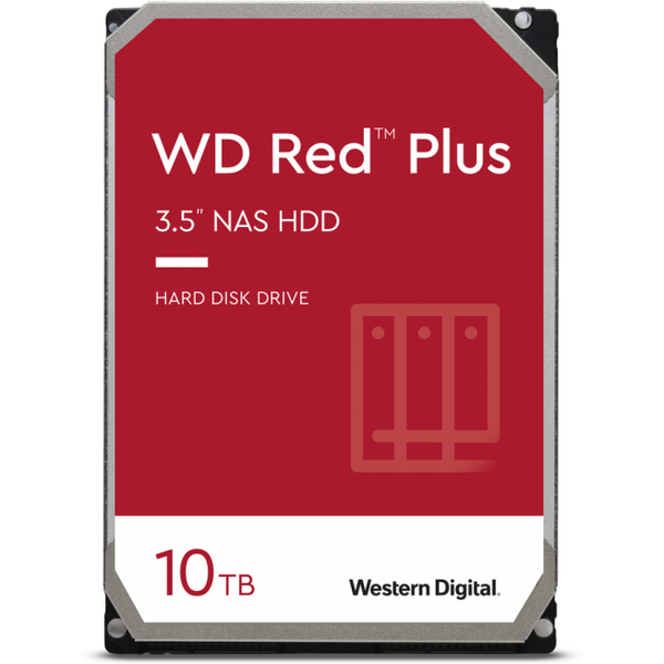 HDD WD Red™ Plus 10TB, 7200RPM, SATA III