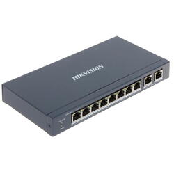 Switch Hikvision DS-3E0310P-E/M, 8-port, PoE