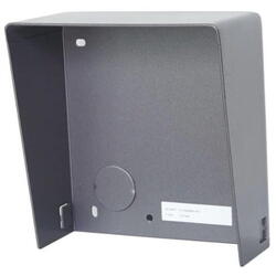 Protectie ploaie pentru un modul de videointerfon modular Hikvision DS- KABD8003-RS1/S, material otel inoxidabil, montaj aplicat, dimensiuni: 116.4 × 122 × 58 mm, greutate: 298.9 g