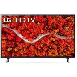 Televizor, LG 43UP80003LR, 2021, 108CM, LED, Smart TV, 4K, Negru, Plat, webOS, Mirroring iOS, Android, α5 AI Processor 4K, HDR 10+ HLG, 50Hz, DVB-C, DVB-S, DVB-S2, DVB-T, DVB-T2, 2, 20 W, Subwoofer integrat: Nu, Wi-Fi, Bluetooth, 1 x S/PDIF, CI+ slot, 3 x