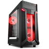 Carcasa Sharkoon VG6-W ATX, fara sursa, red