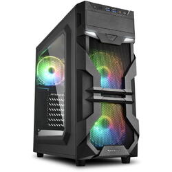 Carcasa Sharkoon VG7-W ATX, fara sursa, RGB