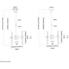 Suport TV de tavan, Neomounts by Newstar Select NM-C440BLACK T, Reglabil, 32-60'', VESA 400x400mm, suporta pana la 50kg, negru