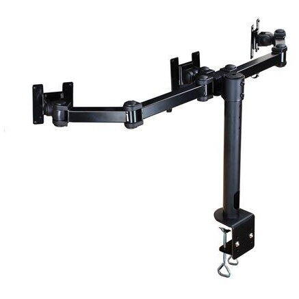 Suport Monitor de Birou Triplu, Neomounts by Newstar FPMA-D960D3, 10" - 21", VESA 100x100, suporta pana la 6kg, negru