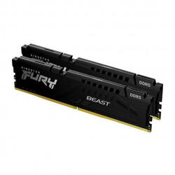 Memorie RAM Kingston Fury Beast, DIMM, DDR5, 32GB (2x16GB), CL40, 6000MHz