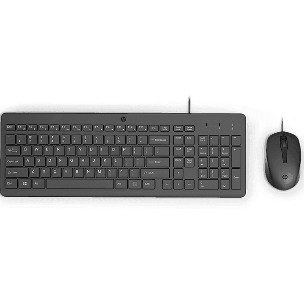 Kit Tastatura si Mouse HP 150, cu fir, negru