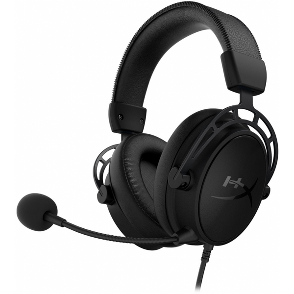 Casti HP HyperX Cloud Alpha S Gaming, microfon, negru