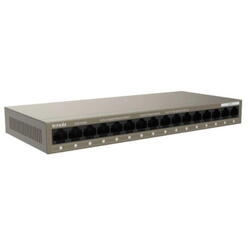 Tenda switch TEG1016M, 16-Port Gigabit, Standard and Protocol: IEEE802.3, IEEE802.3u, IEEE802.3x, IEEE802.3ab, 16*10/100/1000, Switch capacity: 32Gbps.