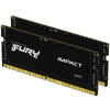 Memorie RAM Kingston Fury Impact, SODIMM, DDR5, 32GB, CL38, 4800MHz