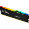 Memorie RAM Kingston FURY Beast RGB, DIMM, 32GB (2x16GB) DDR5, CL40, 5600MHz