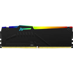 Memorie RAM Kingston FURY Beast RGB, DIMM, 32GB (2x16GB) DDR5, CL40, 5600MHz