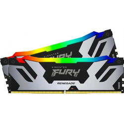 Memorie RAM Kingston Fury Renegade RGB, DIMM, DDR5, 32GB, CL32, 6400MHz. kit of 2