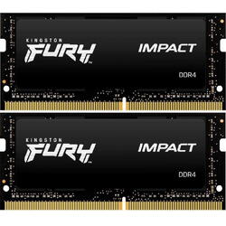 Memorie RAM notebook Kingston, SODIMM, DDR4, 16GB, 3200MHz, CL20, 1.2V, Kit of 2