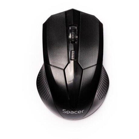 MOUSE Spacer, PC sau NB, fara fir, USB 2.4 GHz, optic, 1600 dpi, butoane/scroll 3/1, negru, SPMO-W02