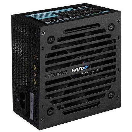 OTHER Sursa Aerocool VX Plus 700 700W, eficienta 82%, single rail (54A), ventilator silentios de 120mm cu control termic automat, 2x6+2pin PCIE, 6x SATA, 3x Molex, 1x Floppy, 1x 4+4pin EPS12V (lungime 550mm), 1x 24pin (lungime 500mm), protectiiOPP/OVP/UVP/SCP/S