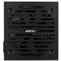 Sursa Aerocool VX Plus 700 700W, eficienta 82%, single rail (54A), ventilator silentios de 120mm cu control termic automat, 2x6+2pin PCIE, 6x SATA, 3x Molex, 1x Floppy, 1x 4+4pin EPS12V (lungime 550mm), 1x 24pin (lungime 500mm), protectiiOPP/OVP/UVP/SCP/S