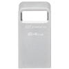 USB Flash Drive Kingston 64GB Data Traveler Micro, USB 3.2 Gen1, Metalic