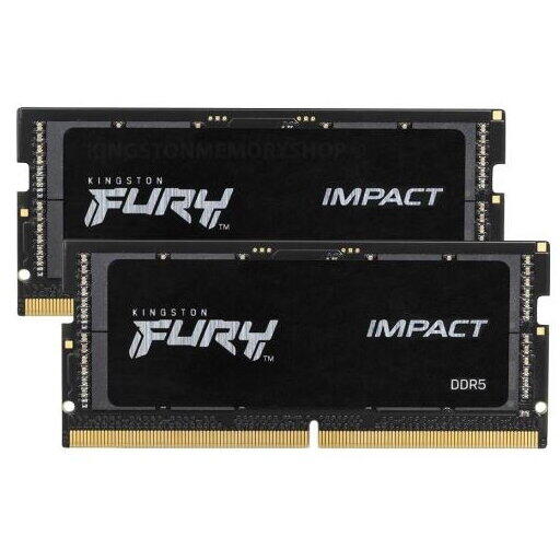 Memorie RAM notebook Kingston, SODIMM, DDR5, 64GB, CL38, 4800MHz