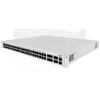 SWITCH MIKROTIK CRS354-48P-4S+2Q+RM, 48xLAN Gigabit, 4xSFP, 2x40G QSFP, POE 700W 802.3af/at, Procesor: 650 MHz, Ram: 64Mb, IP20.