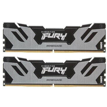 Memorie RAM Kingston, DIMM, DDR5, 32GB, 6800MHz, CL36, 1.35V, FURY Renegade Silver, Kit of 2