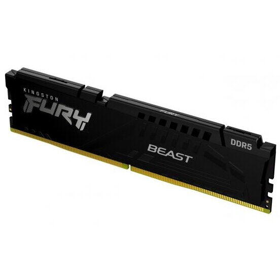 Memorie RAM Kingston, DIMM, DDR5, 32GB, 6000MHz, CL36, 1.35V, FURY Beast Black