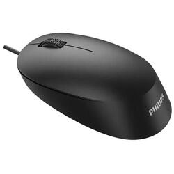 Mouse Philips SPK7207, cu fir, optic, 1200 DPI, negru