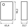 Senzor crepuscular aplicat Vivalux DON, 230V, 15A, IP44, 65.4x33.7x96.2mm, Negru