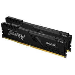 Memorie RAM Kingston,FURY Beast, DIMM, DDR4, 64GB (Kit 2x32GB), 3600MHz, CL18