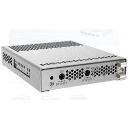 Mikrotik CRS305-1G-4S+OUT FIBERBOX PLUS, Procesor: 800 MHz dual core, Sistem operare: RouterOS v7 / SwOS, 256Mb RAM, 16MB Flash, POE in 802.3af/at 42-57 V, interfata: 1 x 10/100/1000, 4 x SFP, Wwatherproof: IP66.