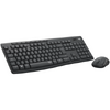 Logitech kit wireless silent MK295, SilentTouch Technology, spill- resistant, 2.4GHz, gri