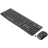 Logitech kit wireless silent MK295, SilentTouch Technology, spill- resistant, 2.4GHz, gri