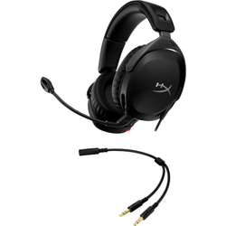 Casti cu microfon HP gaming, HyperX Cloud Stinger 2, Full size, 15-25000Hz, 60 ohm, cablu 3m, culoare neagra, Jack 3.5 mm, Black