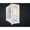 Carcasa Corsair iCUE 5000D RGB Airflow Mid Tower ATX, 3 ventilatoare incluse 120mm, 4x 3.5" drive bays, 2x 2.5" drive bays, dimensiune 520x520x245mm, ALB