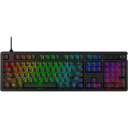 Tastatura gaming mecanica HyperX Alloy Rise, iluminare RGB (16,777,216 culori), Hyperx linear switch, 100% anti-ghosting, layout US, negru