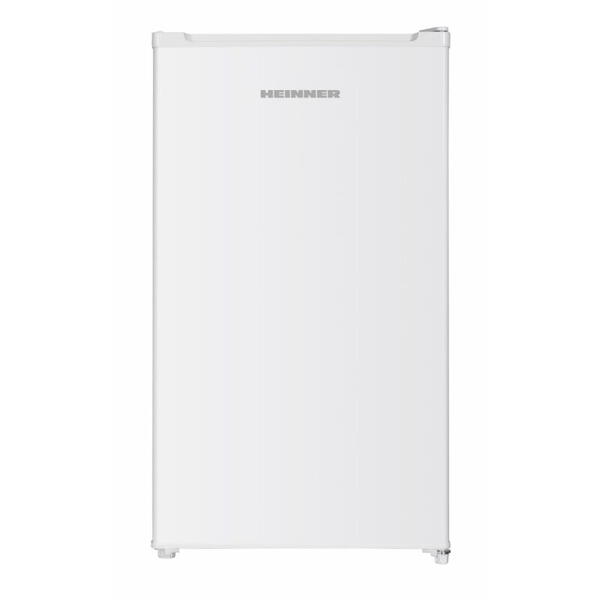 Frigider Heinner HF-HM90E++, capacitate totala: 90 L, clasa energetica E,  lumina LED,  dimensiuni (WxDxH): 48 x 45 x 85 cm, Alb