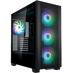 Carcasa PHANTEKS XT PRO ULTRA Mid Tower DRGB NEGRU, Tempered Glass, Sloturi Expansiune 7, Drive Bays: 2x 3,5" 5x2,5", Ventilatoare Suportate: 10 (spate: 1x120mm sau 1x140mm, fata: 3x140mm sau 3x120mm, sus: 3x120mm sau 2x140mm), Ventilatoare incluse: 4(fat