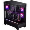 Carcasa PHANTEKS XT VIEW Mid Tower DRGB NEGRU, Tempered Glass, Sloturi Expansiune 7, Drive Bays: 2x 3,5" 5x2,5", Ventilatoare Suportate: 7 (spate: 1x120mm sau 1x140mm, sus: 3x120mm sau 2x140mm, Placa intermediara: 3x120mm ), Ventilatoare incluse: 3(fata: