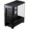 Carcasa PHANTEKS XT VIEW Mid Tower DRGB NEGRU, Tempered Glass, Sloturi Expansiune 7, Drive Bays: 2x 3,5" 5x2,5", Ventilatoare Suportate: 7 (spate: 1x120mm sau 1x140mm, sus: 3x120mm sau 2x140mm, Placa intermediara: 3x120mm ), Ventilatoare incluse: 3(fata: