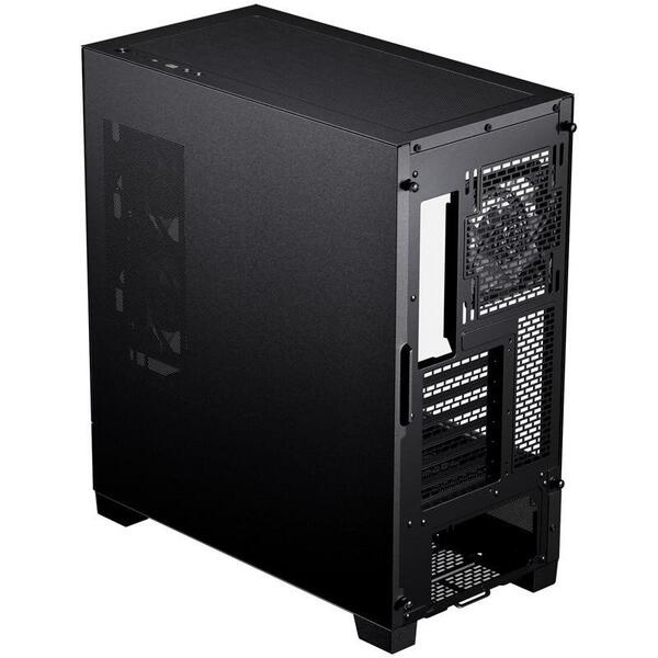 Carcasa PHANTEKS XT VIEW Mid Tower DRGB NEGRU, Tempered Glass, Sloturi Expansiune 7, Drive Bays: 2x 3,5" 5x2,5", Ventilatoare Suportate: 7 (spate: 1x120mm sau 1x140mm, sus: 3x120mm sau 2x140mm, Placa intermediara: 3x120mm ), Ventilatoare incluse: 3(fata: