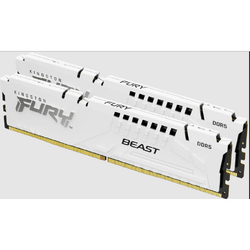 KINGSTON 32GB 6000MT/s DDR5 CL30 DIMM Kit of 2 FURY Beast White XMP