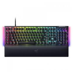 Razer Tastatura mecanica gaming BlackWidow V4 X (Green Switch), layout US, taste ABS, layout US, cu 6 butoane customizabile, negru