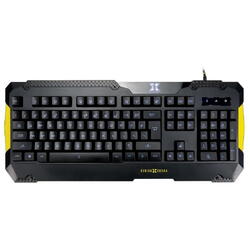 Tastatura gaming X by Serioux, Edana, taste iluminate 4 culori, anti- ghosting pana la 20 de taste, functii multimedia, durata de viata taste ~10mil apasari, functie blocare tasta Windows, cablu textil