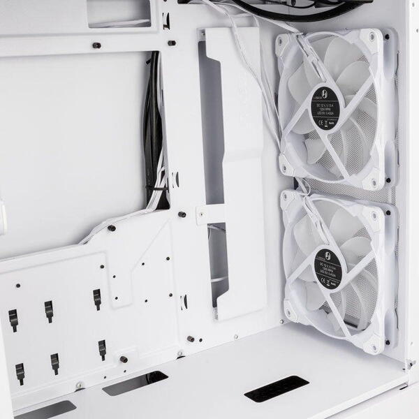 Carcasa PC Lian Li LANCOOL 205 Mesh C Mid-Tower White, Tempered Glass, 1x120mm 2x140mm preinstalled fans, PCI Slots 7, ATX