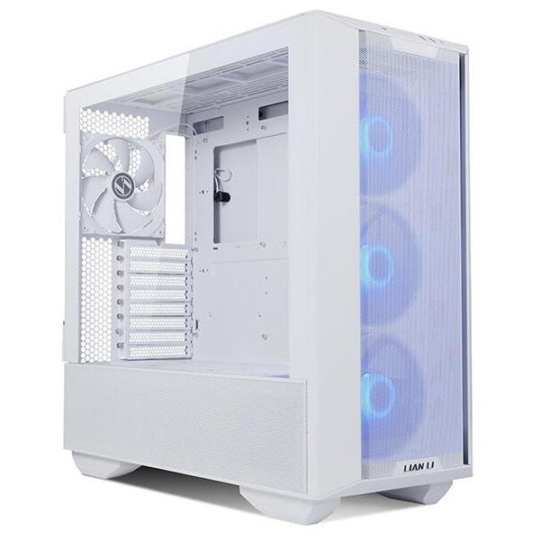 Carcasa PC LIAN LI LANCOOL III E-ATX Case, Mid-Tower - white, 4x140mm preinstalled fans, PCI Slots 8, E-ATX