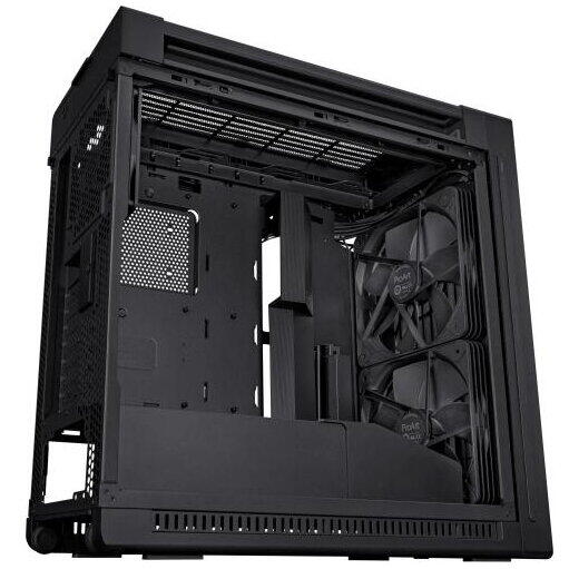 Carcasa ASUS PROART PA602 TG ARGB BLACK EATX MID TOWER, Expansion Slots 8, 3 (additional vertical), Pre installed fans (front) 2x 200mm (rear) 1x 140mm