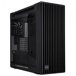 Carcasa ASUS PROART PA602 TG ARGB BLACK EATX MID TOWER, Expansion Slots 8, 3 (additional vertical), Pre installed fans (front) 2x 200mm (rear) 1x 140mm