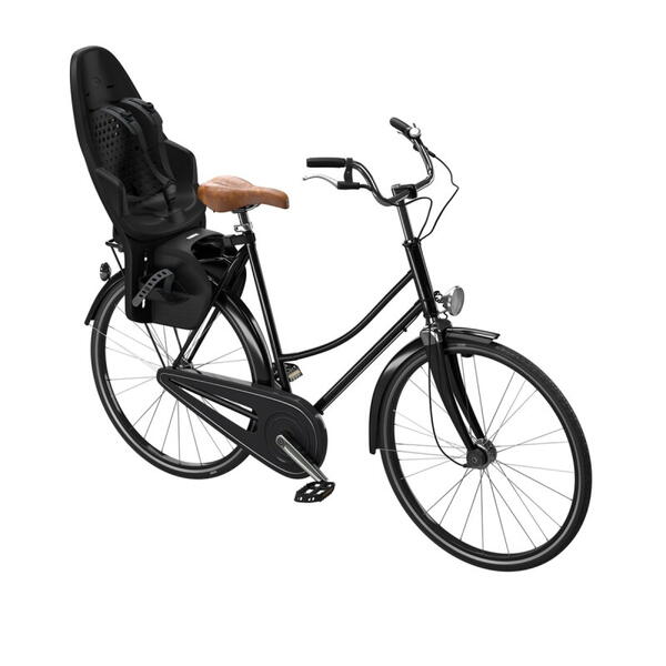 Scaun pentru copii, cu montare pe bicicleta in spate - Thule Yepp 2 Maxi Rack mounted, Midnight Black