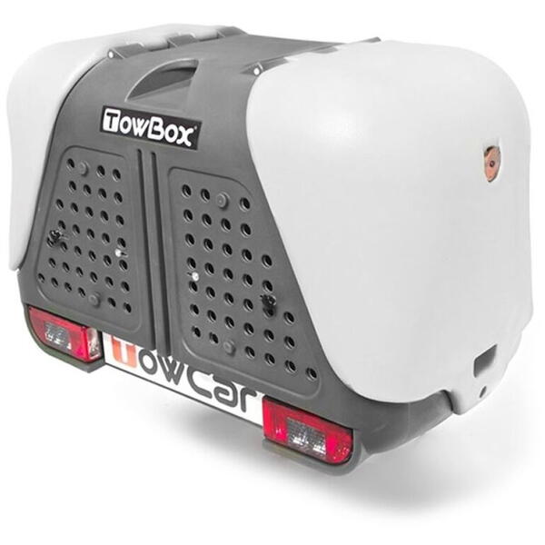 Aragon Cutie portbagaj pe carligul de remorcare Towbox V2 DOG Gri